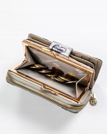 Vertikale Damen Geldbörse aus Leder – Peterson