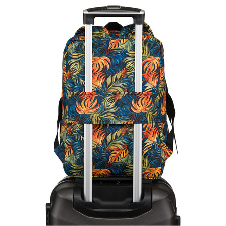 Leichter Reiserucksack mit Monstera-Blättern – Rovicky