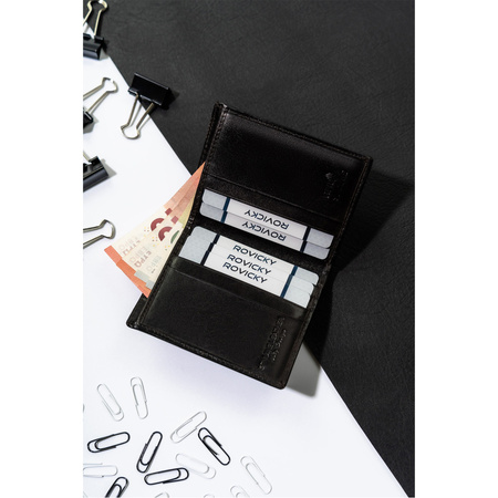 Stilvolles Lederetui für Dokumente mit RFID – Rovicky