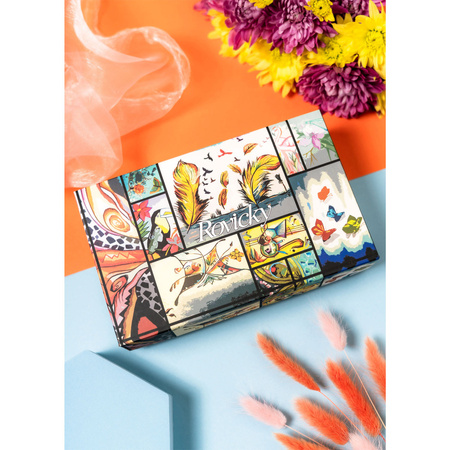 Elegante Damen Geldbörse in Dunkelblau aus Echtleder – Rovicky