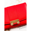 Damen-Geldbörse aus Öko-Leder, querformatig, Rot - Peterson