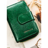 Elegante Damen Geldbörse aus grünem Echtleder mit RFID-Schutz – Peterson