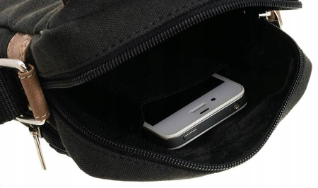 Herren-Schultertasche aus Leder – Always Wild