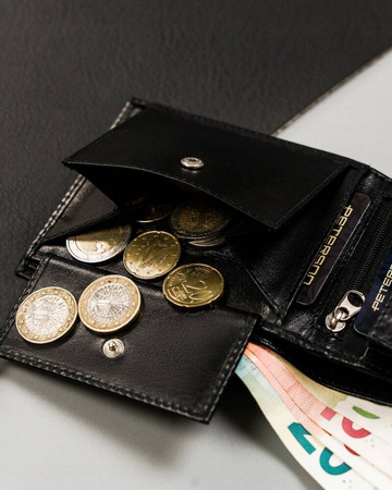 Herren Geldbörse querformat aus echtem Leder – Peterson