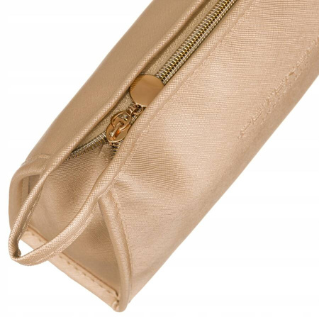 Kompakte Damen Kosmetiktasche aus Öko-Leder – Peterson