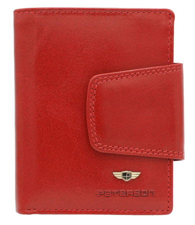 Damen Geldbörse aus Leder mit Druckverschluss – Peterson
