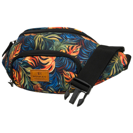 Moderne Damen Bauchtasche aus Polyester mit Reißverschluss – Rovicky