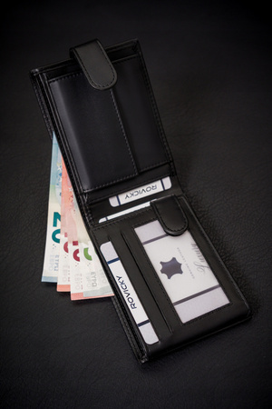 Große Herren Geldbörse aus Öko-Leder im Querformat – 4U Cavaldi