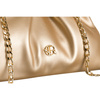 Goldene Damen Clutch aus Öko-Leder – Rovicky