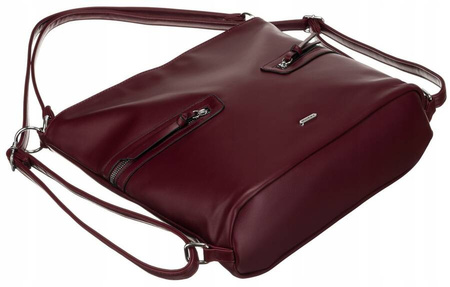 Klassische, geräumige Damentasche aus Öko-Leder – Rovicky