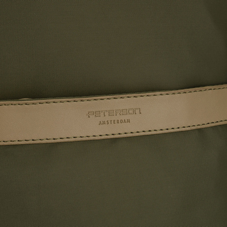 Damen-Rucksack aus Nylon in grüner Farbe mit Reißverschluss - Peterson