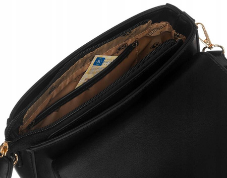 Klassische Damen-Umhängetasche aus Öko-Leder - Peterson