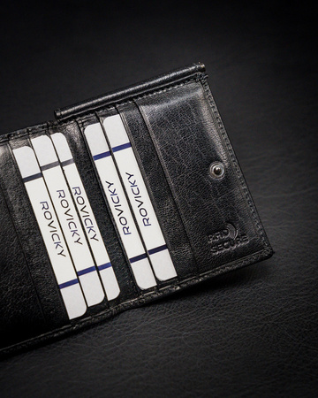 Stilvolle Herren Banknotentasche aus Echtleder – Rovicky