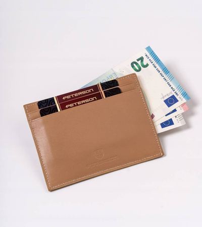 Dokumenten- und Geldschein-Etui aus Leder – Peterson