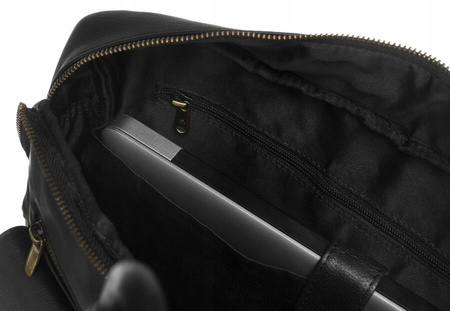 Herren Laptoptasche aus echtem Leder – Peterson