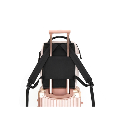 Geräumiger A4 Rucksack mit Tasche in Mint – Himawari