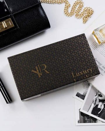 Damen Geldbörse aus Leder im Querformat mit Druckknopf – Rovicky