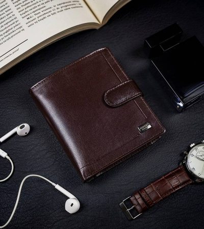 Elegante Herren Geldbörse aus Echtleder – Rovicky