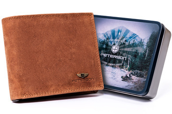 Herren Geldbörse aus Leder mit Fach für Fahrzeugschein – Peterson