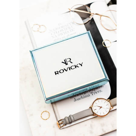 Damen-Geldbörse aus Öko-Leder in Grün, mit Druckverschluss - Rovicky