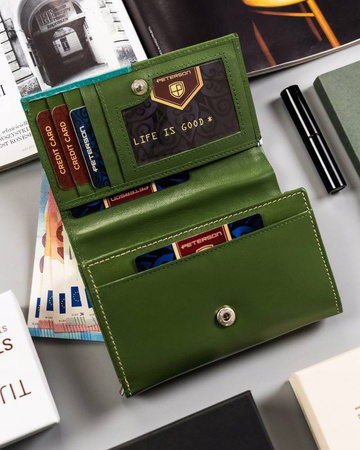 Damen Geldbörse aus Echtleder in mittlerer Größe – Peterson