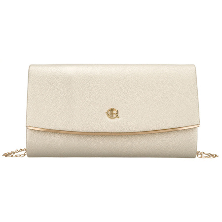 Damen-Clutch in goldener Farbe aus Kunstleder – Rovicky