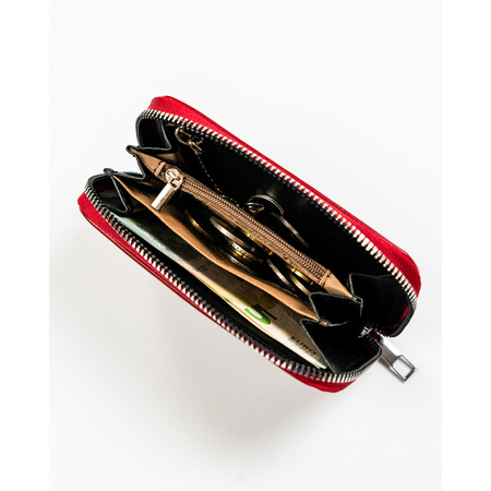 Damen Geldbörse im Federmäppchen-Stil aus Öko-Leder – 4U Cavaldi