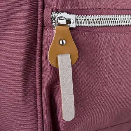 Lila Damen-Rucksack aus Polyester mit Laptopfach und USB-Anschluss - Peterson