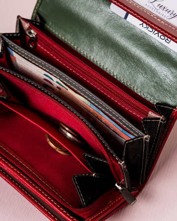 Große Damen Geldbörse aus echtem Leder – 4U Cavaldi