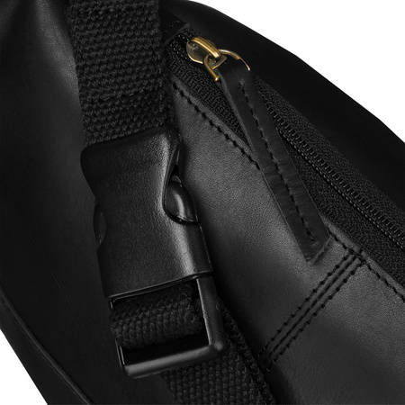 Herren Bauchtasche aus Leder mit Fächern – Peterson