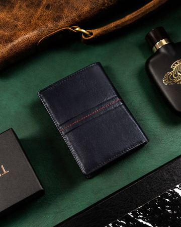 Vertikale Herren Geldbörse aus Leder – Rovicky