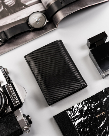 Herren Geldbörse aus Leder mit geriffelter Oberfläche – Peterson