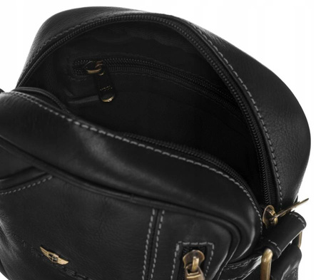 Herren Umhängetasche aus Leder – Peterson