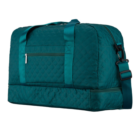 Grüne Trainings-Tasche aus Polyester, zweifach unterteilt - Peterson