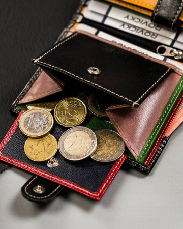 Kleine Herren Geldbörse aus Leder – Rovicky