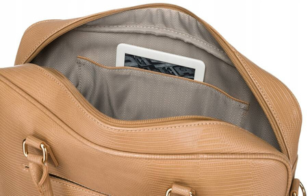 Business Tasche aus Öko-Leder mit Schlangenlederprägung – Peterson