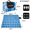 Picknickdecke aus Stoff mit wasserdichter Isolierung – Peterson