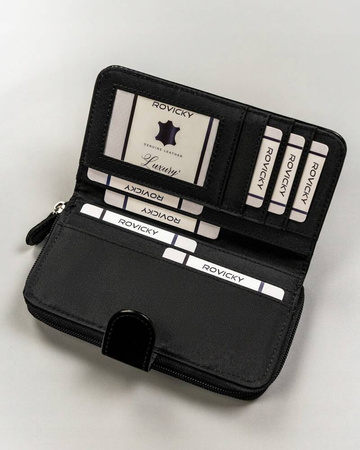 Große bequeme Damen Geldbörse aus Öko-Leder – 4U Cavaldi