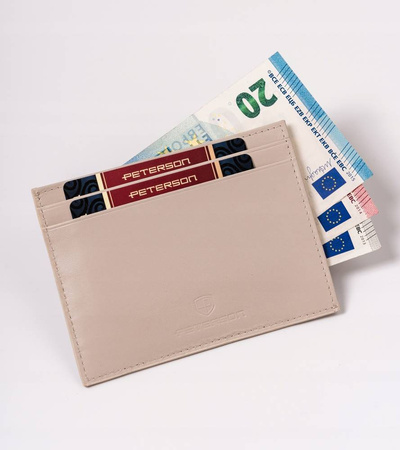 Dokumenten- und Geldschein-Etui aus Leder – Peterson