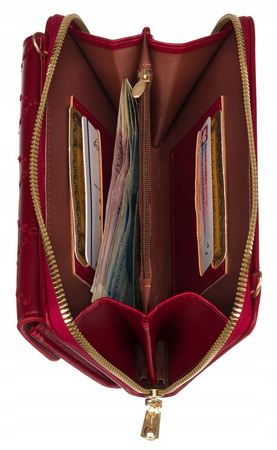 Stilvolle Damen Umhängetasche mit Geldbörsenfunktion – 4U Cavaldi