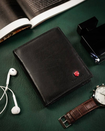 Große Herren Geldbörse aus Leder mit RFID-Schutz – Peterson