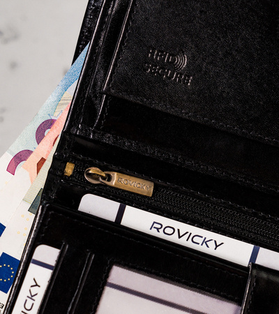 Herren Geldbörse aus Rindsleder – stilvoll – Rovicky