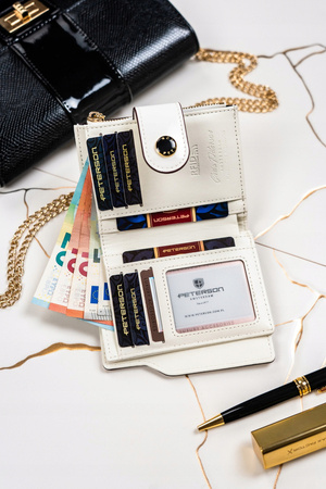 Geräumige Damen Geldbörse aus Öko-Leder – Peterson