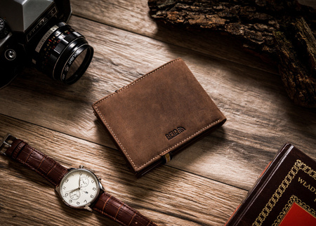 Nubuk Herren Geldbörse mit RFID-Schutz – Peterson