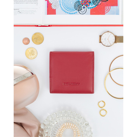 Kleiner praktischer Damen Geldbörse aus echtem Leder – Rovicky