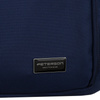 Geräumige Damen-Handtasche mit Laptopfach aus Polyester in Marineblau – Peterson