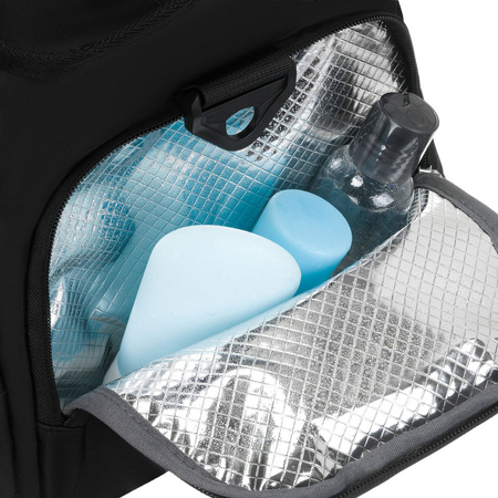 Schwarze, sportliche Reisetasche zum Umhängen – Peterson