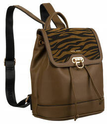 Städtischer Damen Rucksack mit Klappe aus Öko-Leder – David Jones