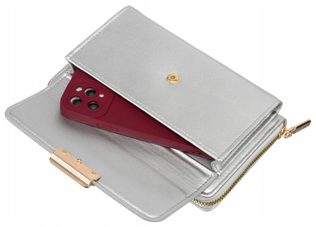 Mini Damen Umhängetasche mit Geldbörsenfunktion und abnehmbarem Riemen – 4U Cavaldi