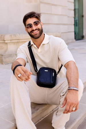 Städtische Herren Tasche aus Öko-Leder – Peterson